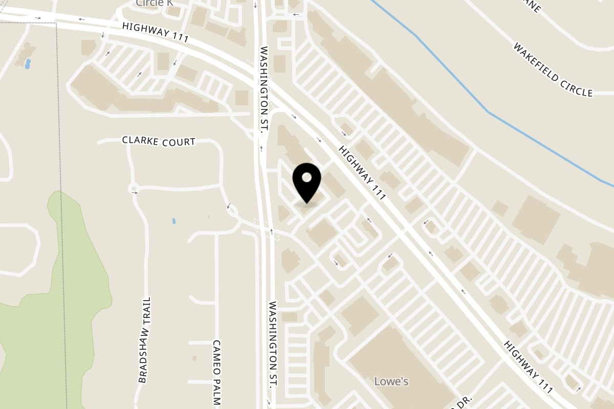 Map showing the location of Fisherman's Market & Grill Fisherman's Market & Grill - La Quinta on 78575 CA-111 # 100 in La Quinta